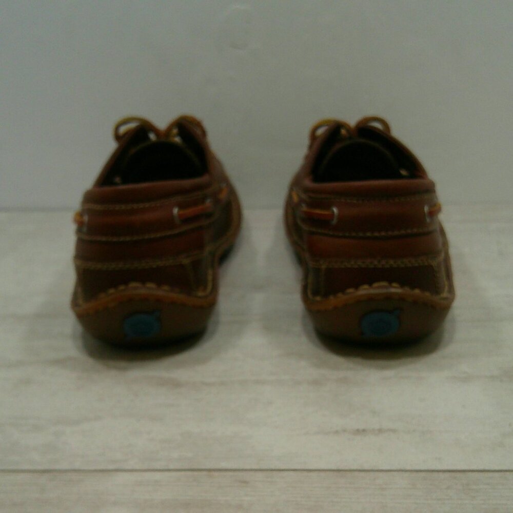 Born Ways Mens Leather Hand crafted Boat shoes Size 10 W | Wide - Picture 12 of 12